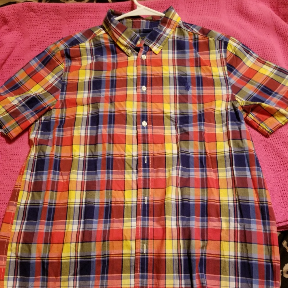 Boys Plaid Polo by Ralph Lauren shirt